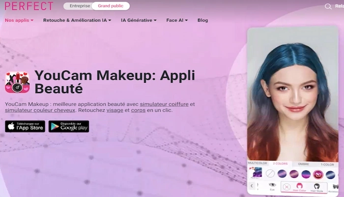 فلتر إزالة اللحية لـ youcam makeup