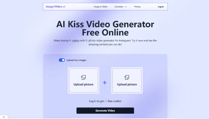 image2video ai kissing video generator